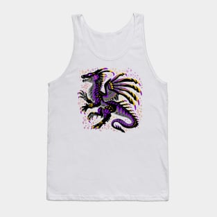 Non Binary Flag Dragon Tank Top